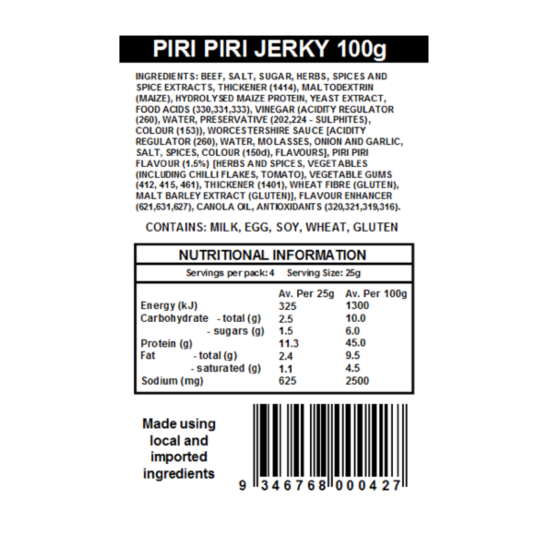 Piri Piri Jerky