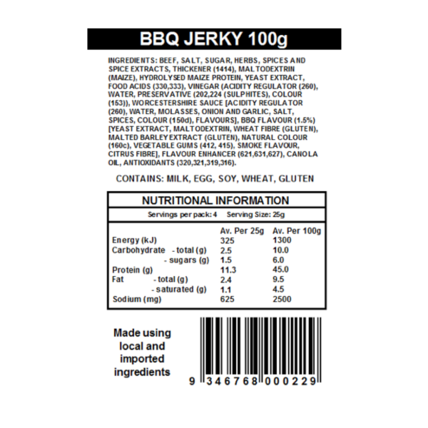 BBQ Jerky