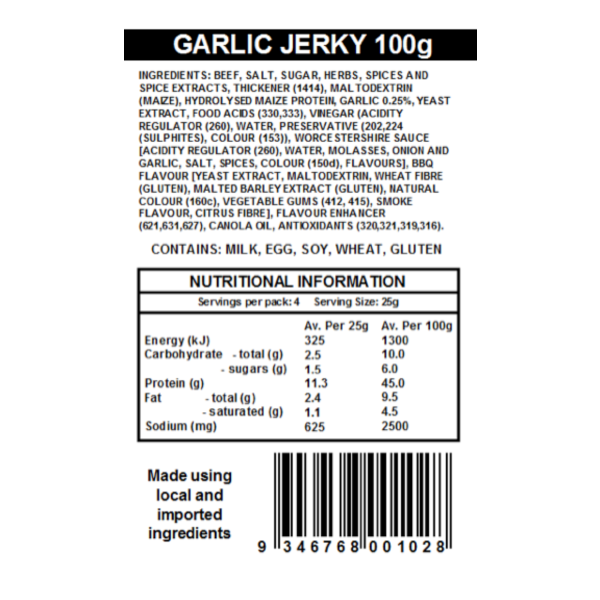 Garlic Jerky